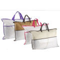 Size Custom Made PVC and Non Woven Home Textile Bags for Pillow and Quilt Packing